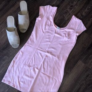 GUESS pink bodycon dress